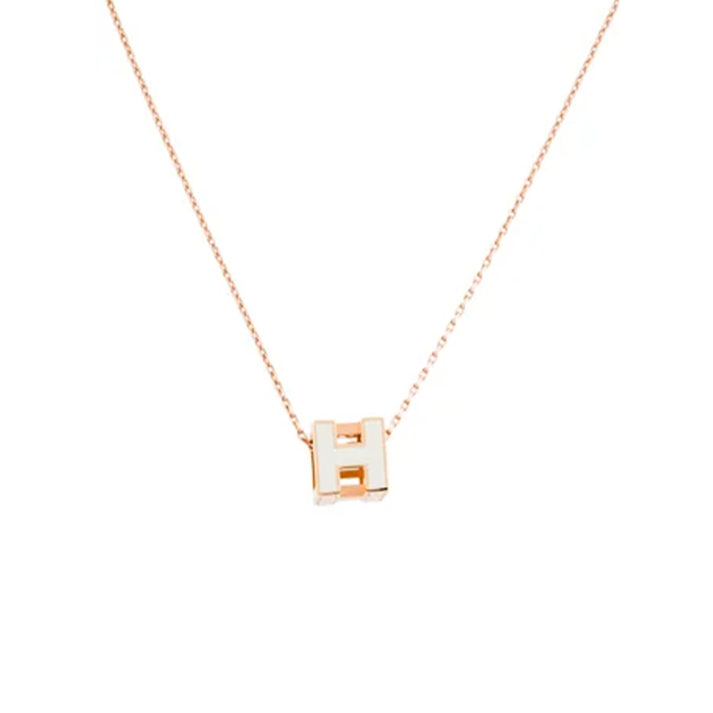 H**mes cage d''h pendant necklace